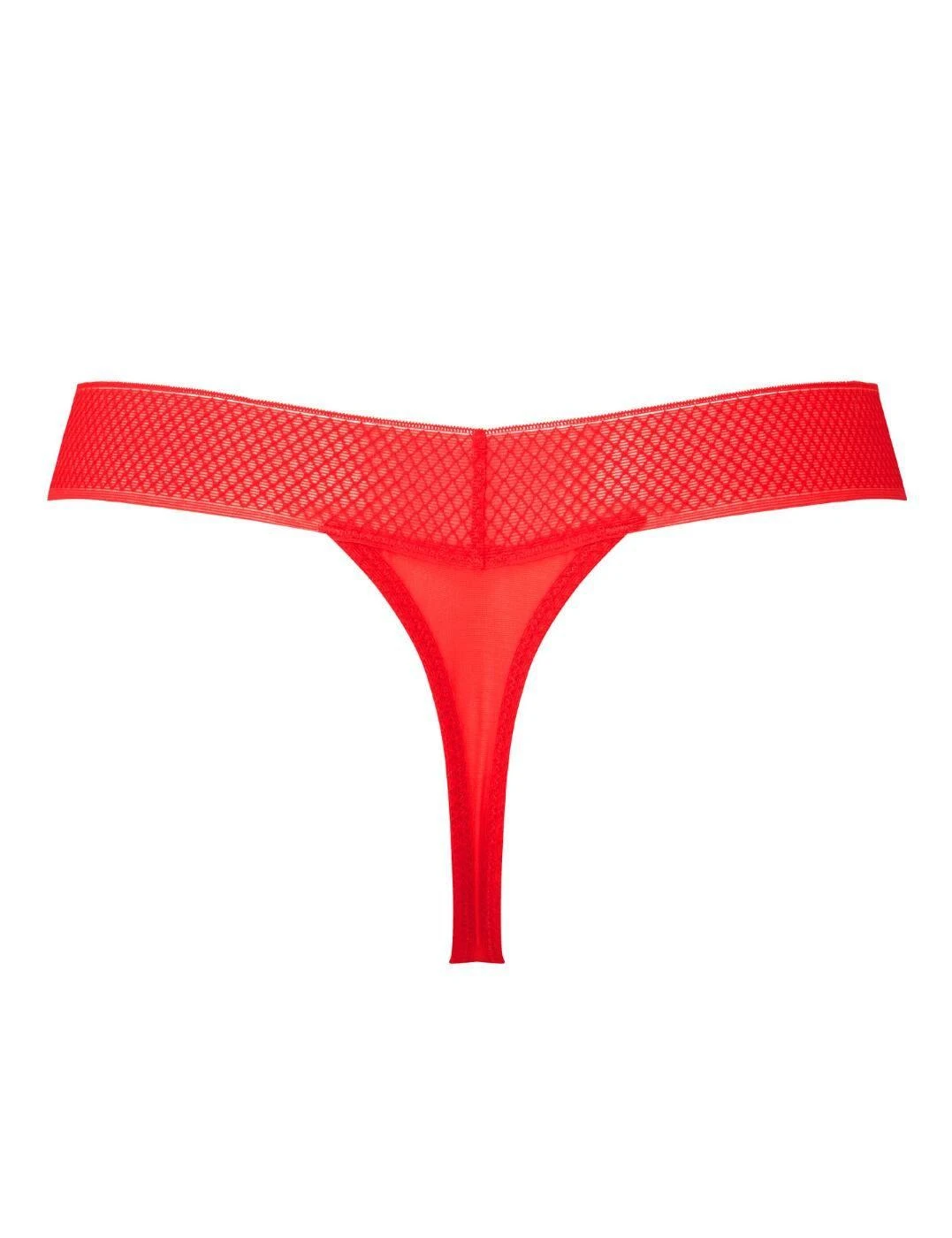 Gossard Glossies Tanga Thong - Salsa Red 5 Gossard Glossies Tanga Thong - Salsa Red - Image 5
