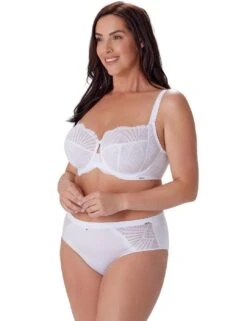 Berlei Sublime Lace Brief - White -Belle Lingerie Store 63156 berlei sublime lace brief white 6