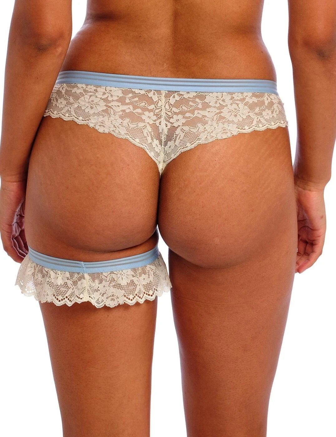 Freya Offbeat Garter - Something Blue 2 Freya Offbeat Garter - Something Blue - Image 2