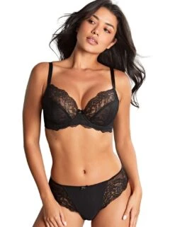 Panache Ana Brazilian Brief - Black 8 Panache Ana Brazilian Brief - Black -Belle Lingerie Store 63234 panache ana brazilian brief black 4