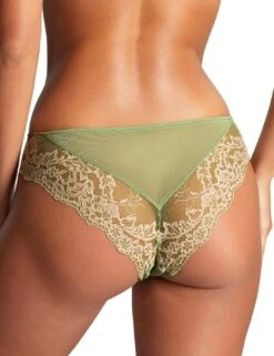 Panache Ana Brazilian Brief - Sage/Sand -Belle Lingerie Store 63234 panache ana brazilian brief sagesand 3