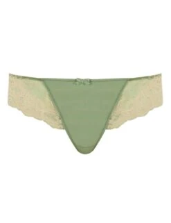 Panache Ana Brazilian Brief - Sage/Sand -Belle Lingerie Store 63234 panache ana brazilian brief sagesand 5