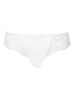 Panache Ana Brazilian Brief - White -Belle Lingerie Store 63234 panache ana brazilian brief white 3