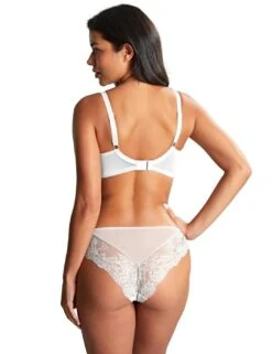 Panache Ana Brazilian Brief - White -Belle Lingerie Store 63234 panache ana brazilian brief white 6