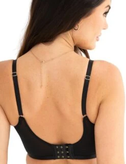 Pour Moi After Hours Padded Longline Bra - Black/Blue 12 Pour Moi After Hours Padded Longline Bra - Black/Blue -Belle Lingerie Store 63416 pour moi after hours padded longline bra blackblue 3