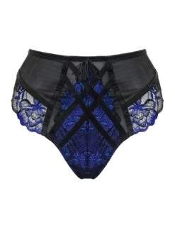 Pour Moi After Hours High Waist Brief - Black/Blue 14 Pour Moi After Hours High Waist Brief - Black/Blue -Belle Lingerie Store 63418 pour moi after hours high waist brief blackblue 5