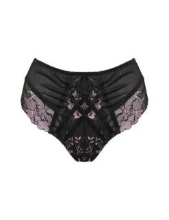 Pour Moi After Hours High Waist Brief - Black/Soft Pink 9 Pour Moi After Hours High Waist Brief - Black/Soft Pink -Belle Lingerie Store 63418 pour moi after hours high waist brief blacksoft pink 3