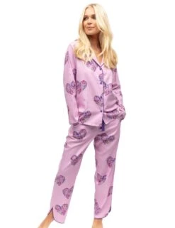 Cyberjammies Valentina Pyjama Bottoms - Pink Heart Print 8 Cyberjammies Valentina Pyjama Bottoms - Pink Heart Print -Belle Lingerie Store 63645 cyberjammies valentina pyjama bottoms pink heart print 4