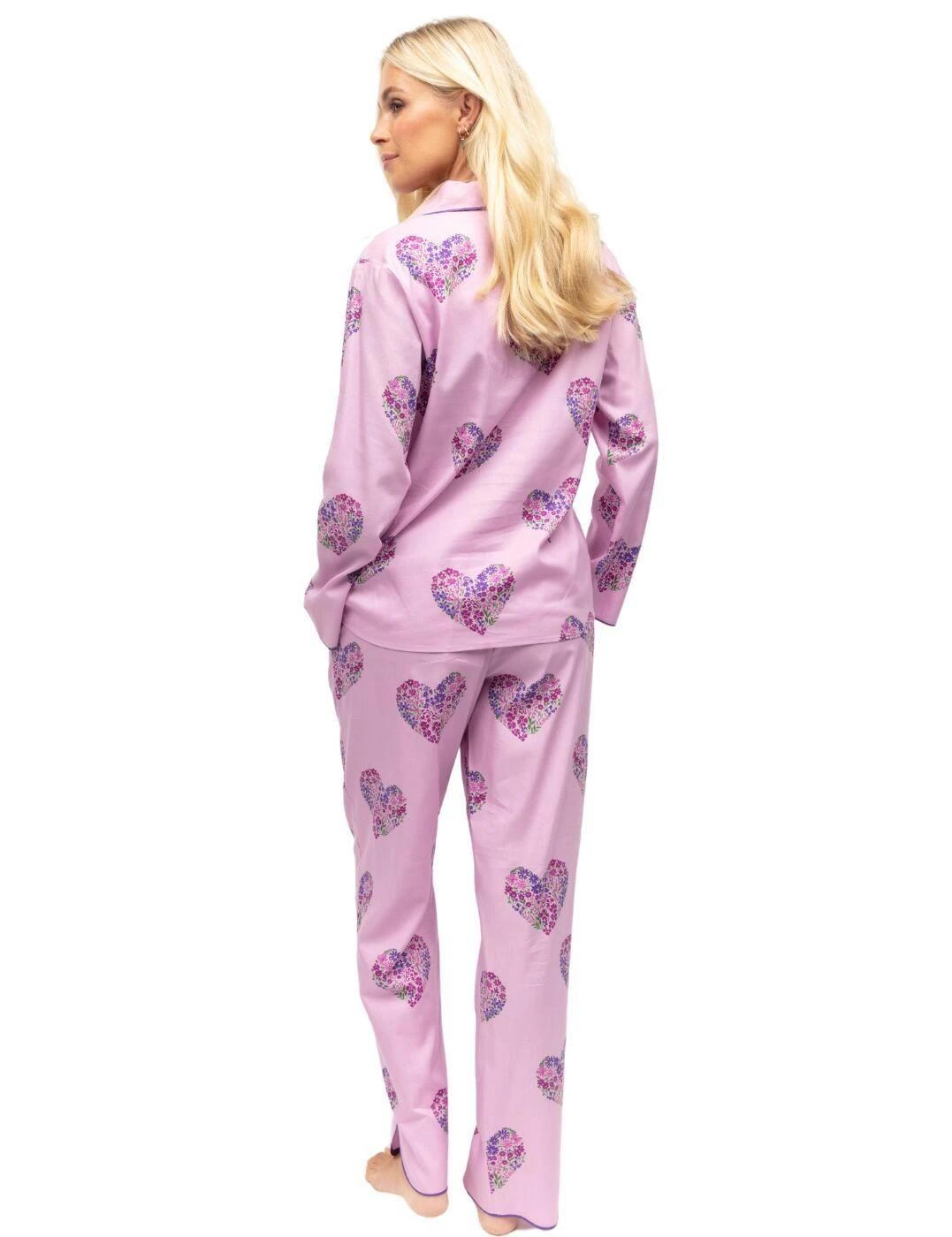 Cyberjammies Valentina Pyjama Bottoms - Pink Heart Print 5 Cyberjammies Valentina Pyjama Bottoms - Pink Heart Print - Image 5