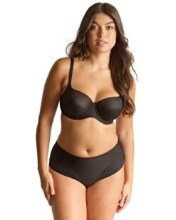 Panache Tango Essence Deep Brief - Black -Belle Lingerie Store 63665 panache tango essence deep brief black 4