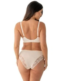 Pour Moi Atelier Lace Brazilian Brief - Ivory/Champagne -Belle Lingerie Store 63854 pour moi atelier lace brazilian brief ivorychampagne 7