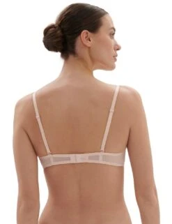 Simone Perele Singuliere Plunge Full Cup Bra - Petal Powder -Belle Lingerie Store 63921 simone perele singuliere plunge full cup bra petal powder 2