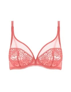 Simone Perele Amazone Plunge Full Cup Bra - Texas Pink 18 Simone Perele Amazone Plunge Full Cup Bra - Texas Pink -Belle Lingerie Store 63923 simone perele amazone plunge full cup bra texas pink 9