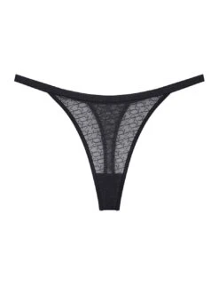 Triumph Signature Sheer Thong - Black -Belle Lingerie Store 63963 triumph signature sheer thong black 3