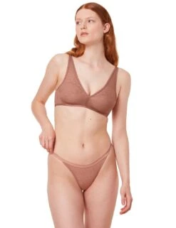 Triumph Signature Sheer Thong - Toasted Almond 9 Triumph Signature Sheer Thong - Toasted Almond -Belle Lingerie Store 63963 triumph signature sheer thong toasted almond 5