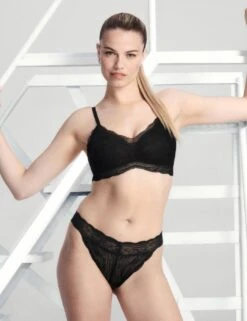 Triumph Lift Smart Brazilian Brief - Black -Belle Lingerie Store 63967 triumph lift smart brazilian brief black 7