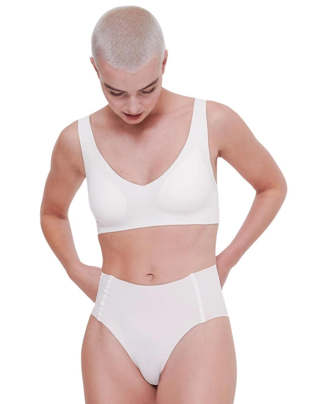 Sloggi Zero Feel High Waist Brief - Silk White 4 Sloggi Zero Feel High Waist Brief - Silk White - Image 4