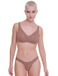 Sloggi Zero Feel Tanga Brief - Cacao -Belle Lingerie Store 63978 sloggi zero feel tanga brief cacao 6