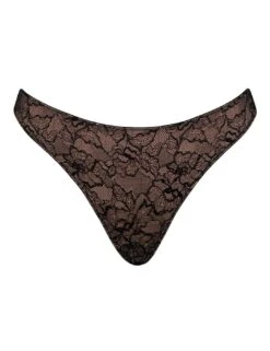 Curvy Kate Hey Girls Thong - Black/Latte 12 Curvy Kate Hey Girls Thong - Black/Latte -Belle Lingerie Store 63991 curvy kate hey girls thong blacklatte 3