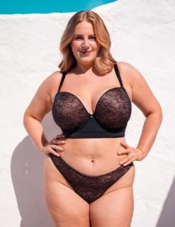 Curvy Kate Hey Girls Thong - Black/Latte 16 Curvy Kate Hey Girls Thong - Black/Latte -Belle Lingerie Store 63991 curvy kate hey girls thong blacklatte 7