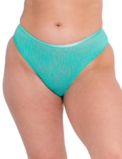 Curvy Kate Lace Daze Brazilian Brief - Blue Lagoon