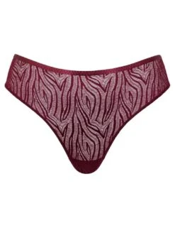 Curvy Kate Lace Daze Brazilian Brief - Claret -Belle Lingerie Store 64007 curvy kate lace daze brazilian brief claret 3
