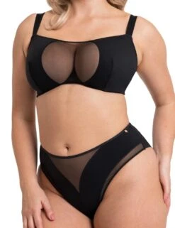 Scantilly By Curvy Kate Swerve High Waist Brief - Black -Belle Lingerie Store 64017 scantilly by curvy kate swerve high waist brief black 4