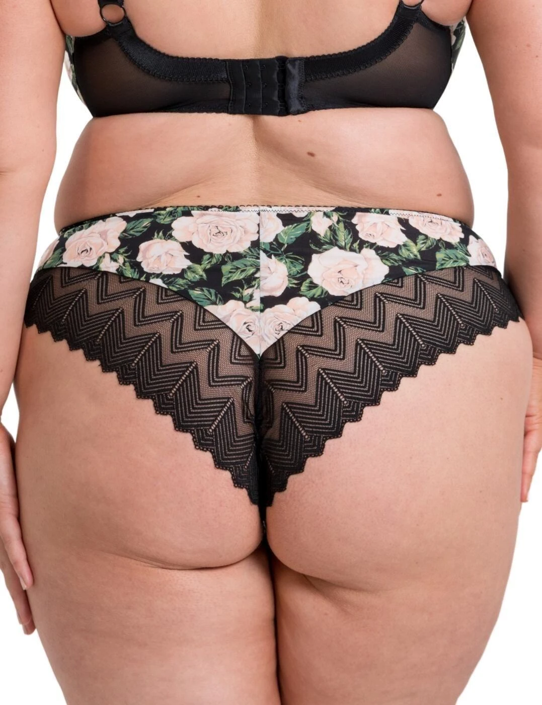 Curvy Kate Wild One Brazilian Brief - Floral Print 2 Curvy Kate Wild One Brazilian Brief - Floral Print - Image 2