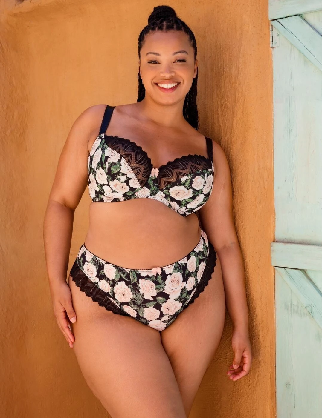 Curvy Kate Wild One Brazilian Brief - Floral Print 5 Curvy Kate Wild One Brazilian Brief - Floral Print - Image 5