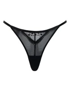 Curvy Kate Stardust Thong - Black Sparkle -Belle Lingerie Store 64051 curvy kate stardust thong black sparkle 4