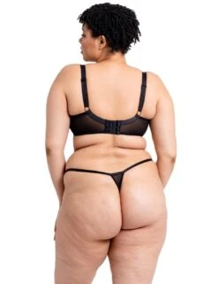 Curvy Kate Stardust Thong - Black Sparkle -Belle Lingerie Store 64051 curvy kate stardust thong black sparkle 6