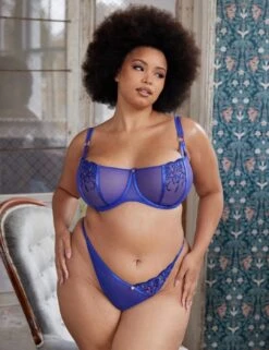 Scantilly By Curvy Kate Ornate Thong - Ultraviolet -Belle Lingerie Store 64056 scantilly by curvy kate ornate thong ultraviolet 6