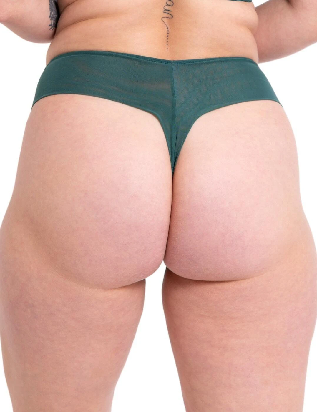 Curvy Kate Flare Deep Thong - Emerald Sparkle 2 Curvy Kate Flare Deep Thong - Emerald Sparkle - Image 2