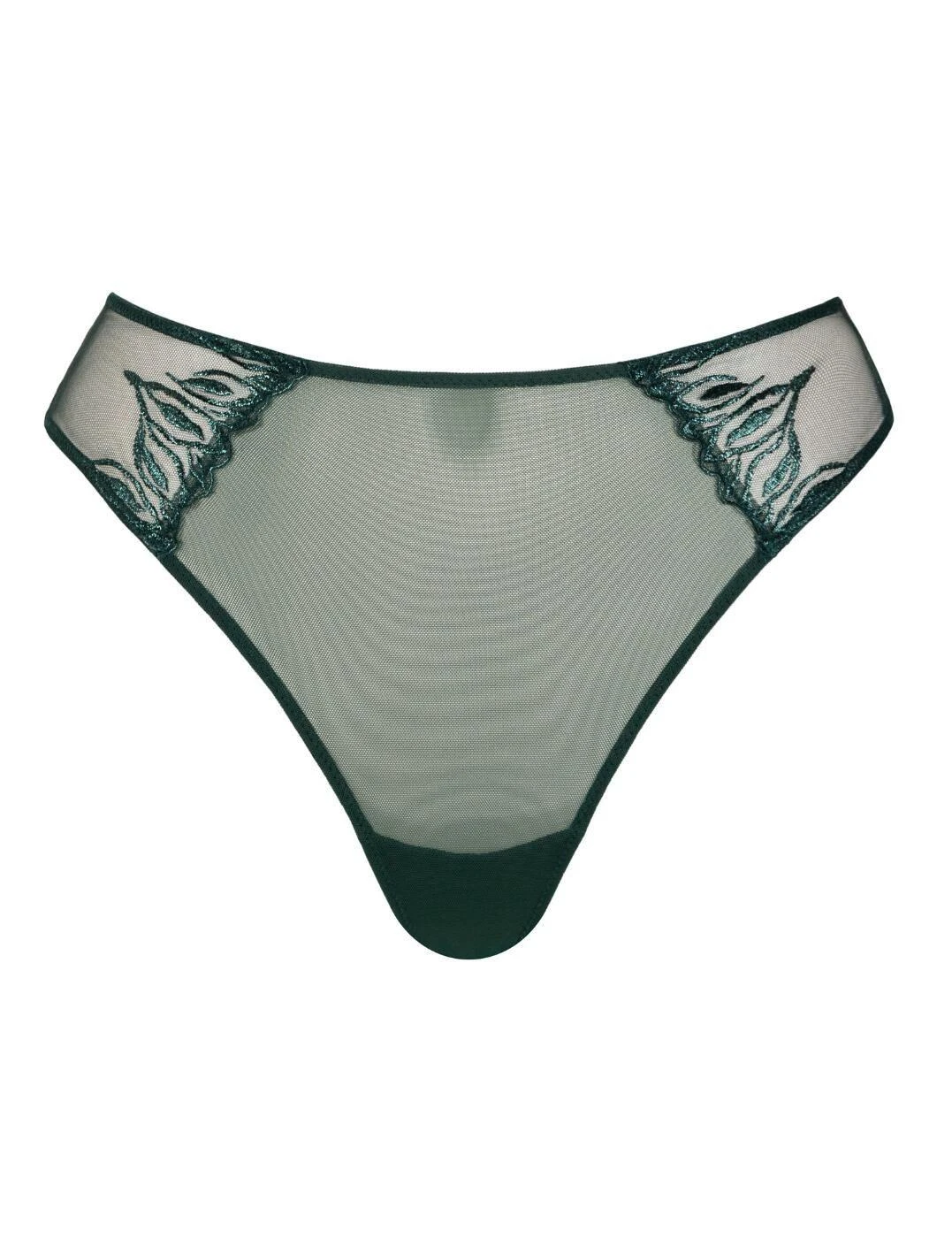 Curvy Kate Flare Deep Thong - Emerald Sparkle 3 Curvy Kate Flare Deep Thong - Emerald Sparkle - Image 3