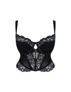 Curvy Kate Boost Bombshell Padded Balcony Longline Bra - Black Sparkle -Belle Lingerie Store 64082 curvy kate boost bombshell padded balcony longline bra black sparkle 3