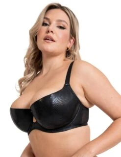 Scantilly By Curvy Kate Serpent Padded Half Cup Bra - Black 12 Scantilly By Curvy Kate Serpent Padded Half Cup Bra - Black -Belle Lingerie Store 64086 scantilly by curvy kate serpent padded half cup bra black 3
