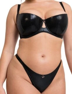 Scantilly By Curvy Kate Serpent Padded Half Cup Bra - Black 14 Scantilly By Curvy Kate Serpent Padded Half Cup Bra - Black -Belle Lingerie Store 64086 scantilly by curvy kate serpent padded half cup bra black 5