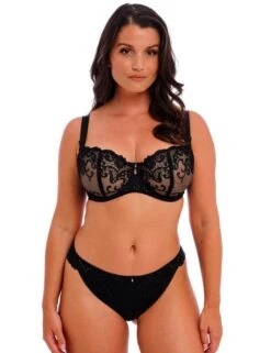 Fantasie Portia Brazilian Brief - Black -Belle Lingerie Store 64100 fantasie portia brazilian brief black 4