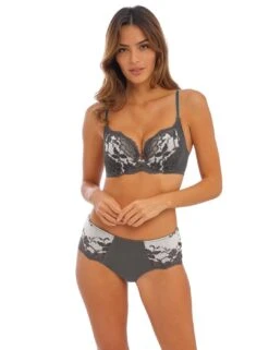 Wacoal Florilege Shorty Brief - Inky Flower -Belle Lingerie Store 64118 wacoal florilege shorty brief inky flower 5