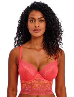 Freya Sydnie Longline Bra - Strawberry Ice