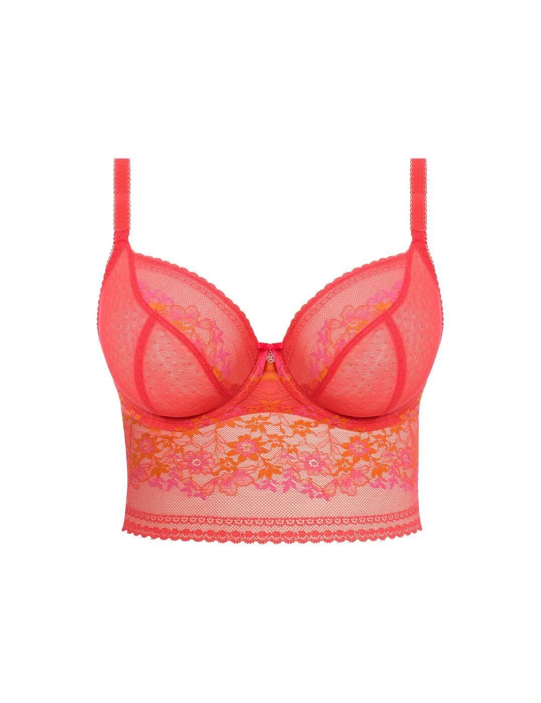 Freya Sydnie Longline Bra - Strawberry Ice 3 Freya Sydnie Longline Bra - Strawberry Ice - Image 3