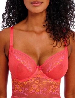 Freya Sydnie Longline Bra - Strawberry Ice 11 Freya Sydnie Longline Bra - Strawberry Ice -Belle Lingerie Store 64177 freya sydnie longline bra strawberry ice 4