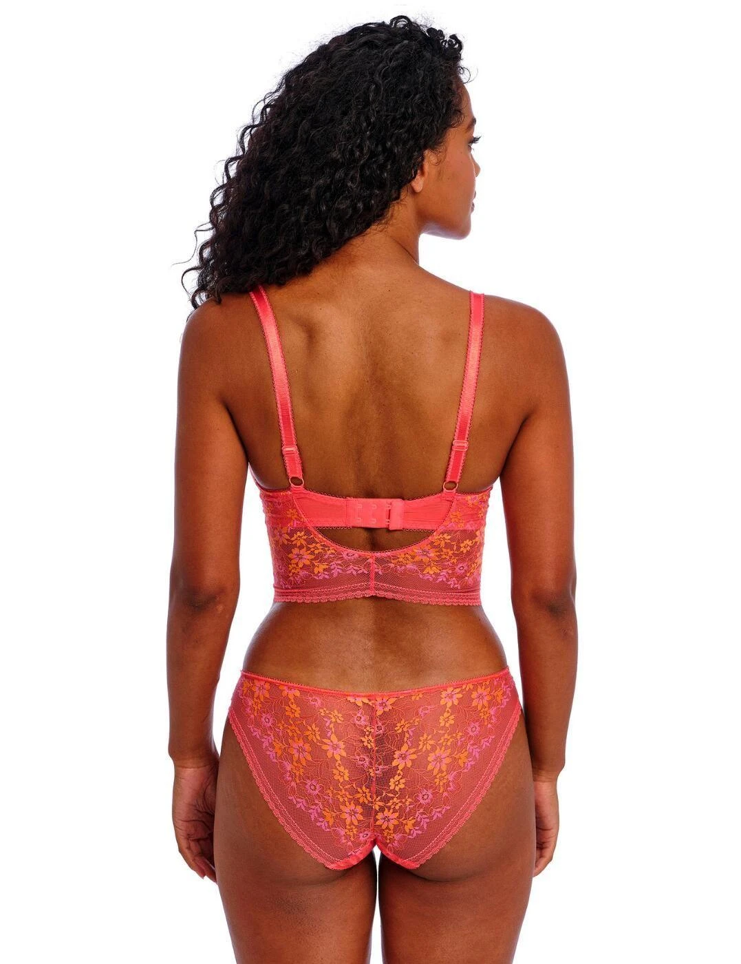 Freya Sydnie Longline Bra - Strawberry Ice 6 Freya Sydnie Longline Bra - Strawberry Ice - Image 6