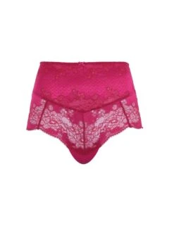 Panache Clara High Waist Brief - Orchid/Red -Belle Lingerie Store 64190 panache clara high waist brief orchidred 3