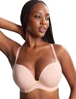 Panache Faith Moulded Plunge Bra - Blush Pink