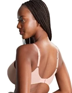 Panache Faith Moulded Plunge Bra - Blush Pink -Belle Lingerie Store 64229 panache faith moulded plunge bra blush pink 3