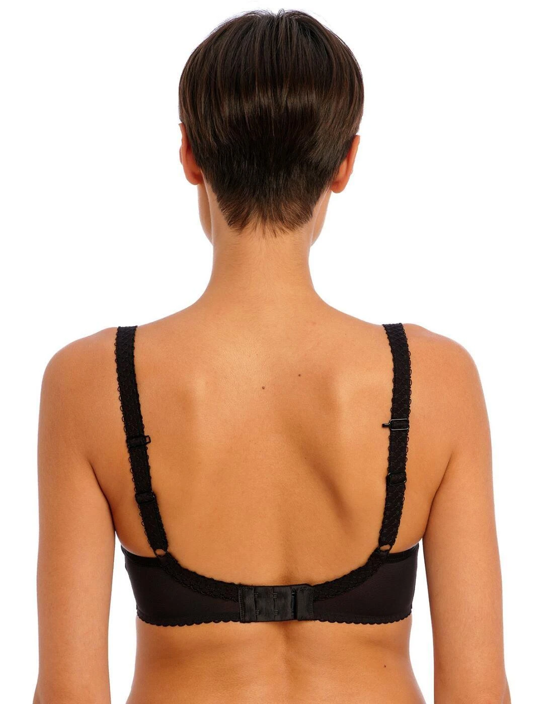 Freya Rose Blossom Moulded Plunge T Shirt Bra - Black 2 Freya Rose Blossom Moulded Plunge T Shirt Bra - Black - Image 2