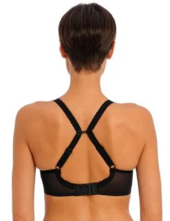 Freya Rose Blossom Moulded Plunge T Shirt Bra - Black 9 Freya Rose Blossom Moulded Plunge T Shirt Bra - Black -Belle Lingerie Store 64267 freya rose blossom moulded plunge t shirt bra black 3