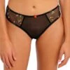 Freya Rose Blossom Thong - Black