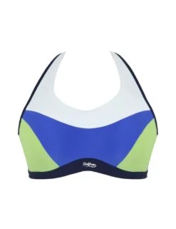 Sculptresse By Panache Upbeat Non Padded Sports Bra - Blue -Belle Lingerie Store 64289 sculptresse by panache upbeat non padded sports bra blue 6